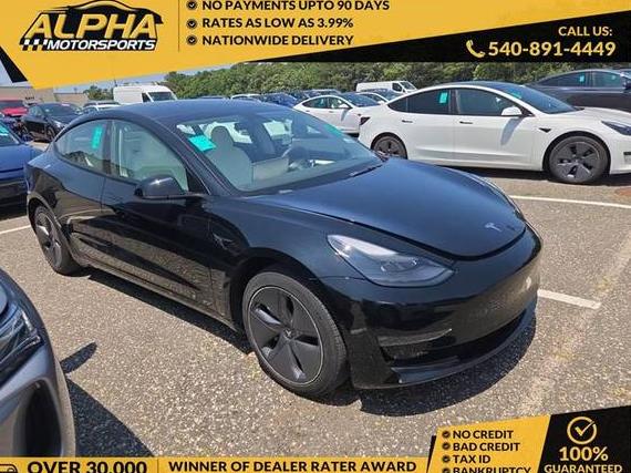 TESLA MODEL 3 2022 5YJ3E1EB4NF203285 image